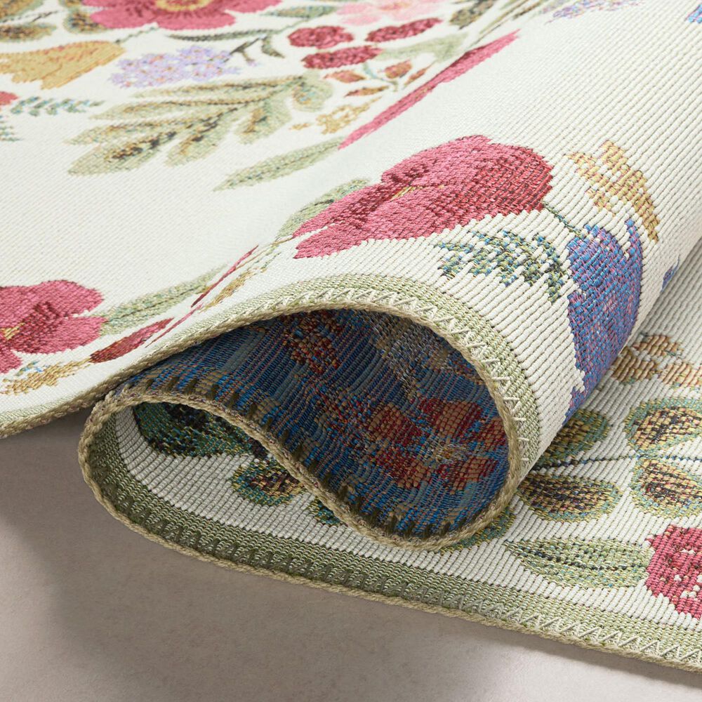 Rifle Paper Co Perennial Blossom 2&#39;5&quot; x 3&#39;11&quot; Cream Area Rug, , large