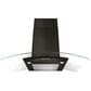 Whirlpool 30" Concave Glass Wall Mount Range Hood in Black Stainless, , large