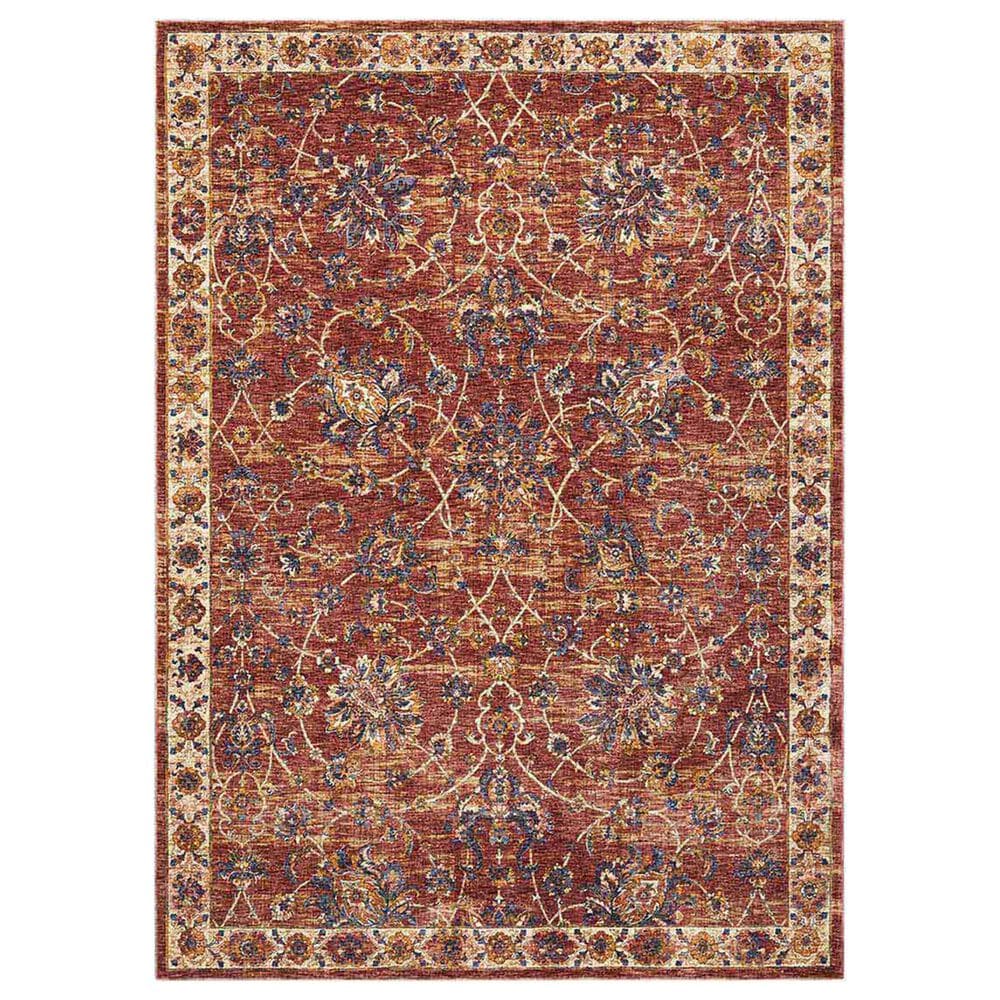 Nourison Lagos LAG02 9"10" x 13"2" Brick Area Rug, , large