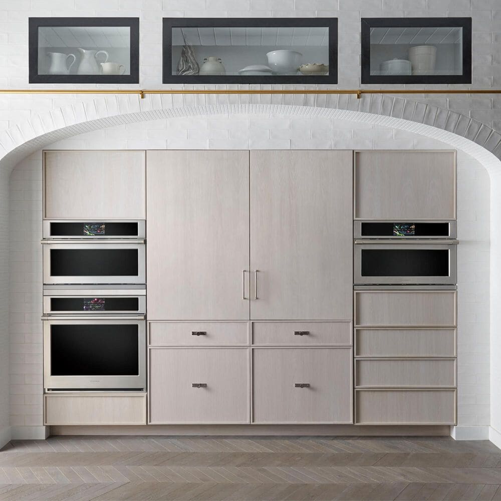 Monogram Statement 30" Single Electric Wall Oven with 240V Advantium Technology in Stainless Steel, , large