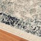 Amer Rugs Allure 2" x 3" Ivory and Blue Area Rug, , large