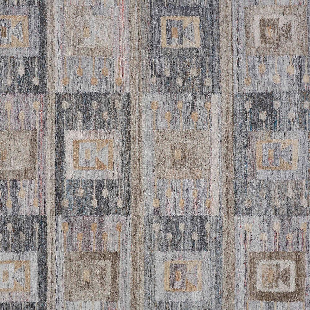 Feizy Beckett 5&#39; x 8&#39; Charcoal and Multicolor Area Performance Rug, , large