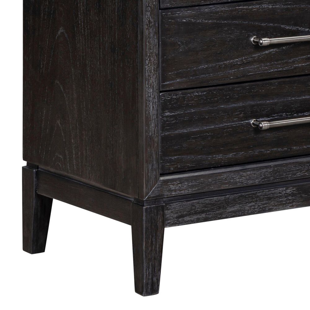 Riva Ridge Ambrose California King Panel Bed with Two Nightstands in Obsidian Mist, , large