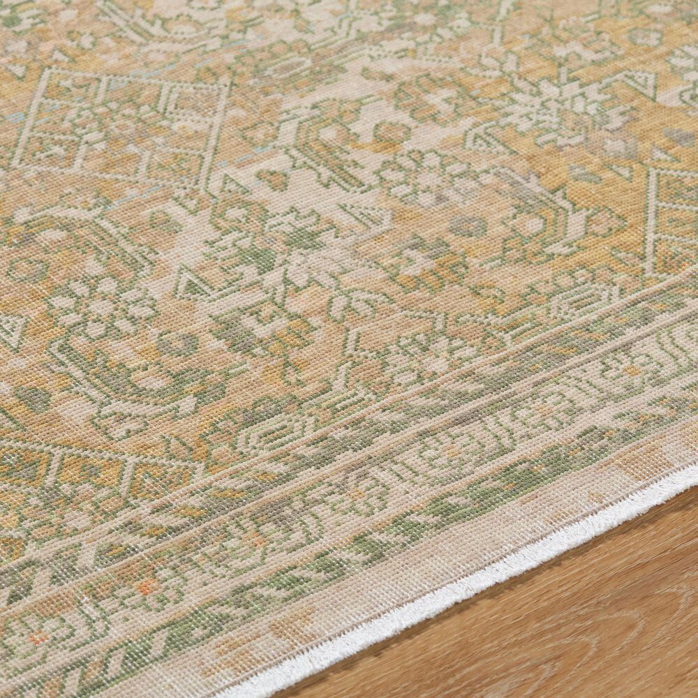 Surya Once Upon a Time Light Beige, Tan, Olive, Taupe, Dusty Coral and Sage 6'5" x 8'10" Area Rug, , large
