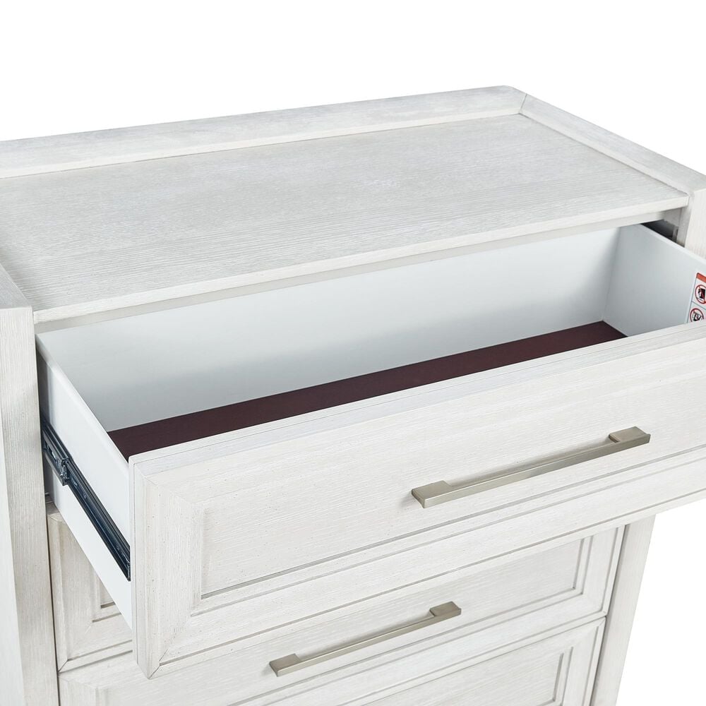Sasha Lee 5-Piece Queen Storage Bedroom Set in Brushed White, , large