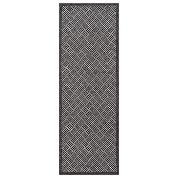 Momeni Como COM-4 2" x 6" Charcoal Area Performance Rug, , large