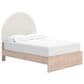 Ashley Arloster Full Upholstered Panel Bed in Tan/White, , large