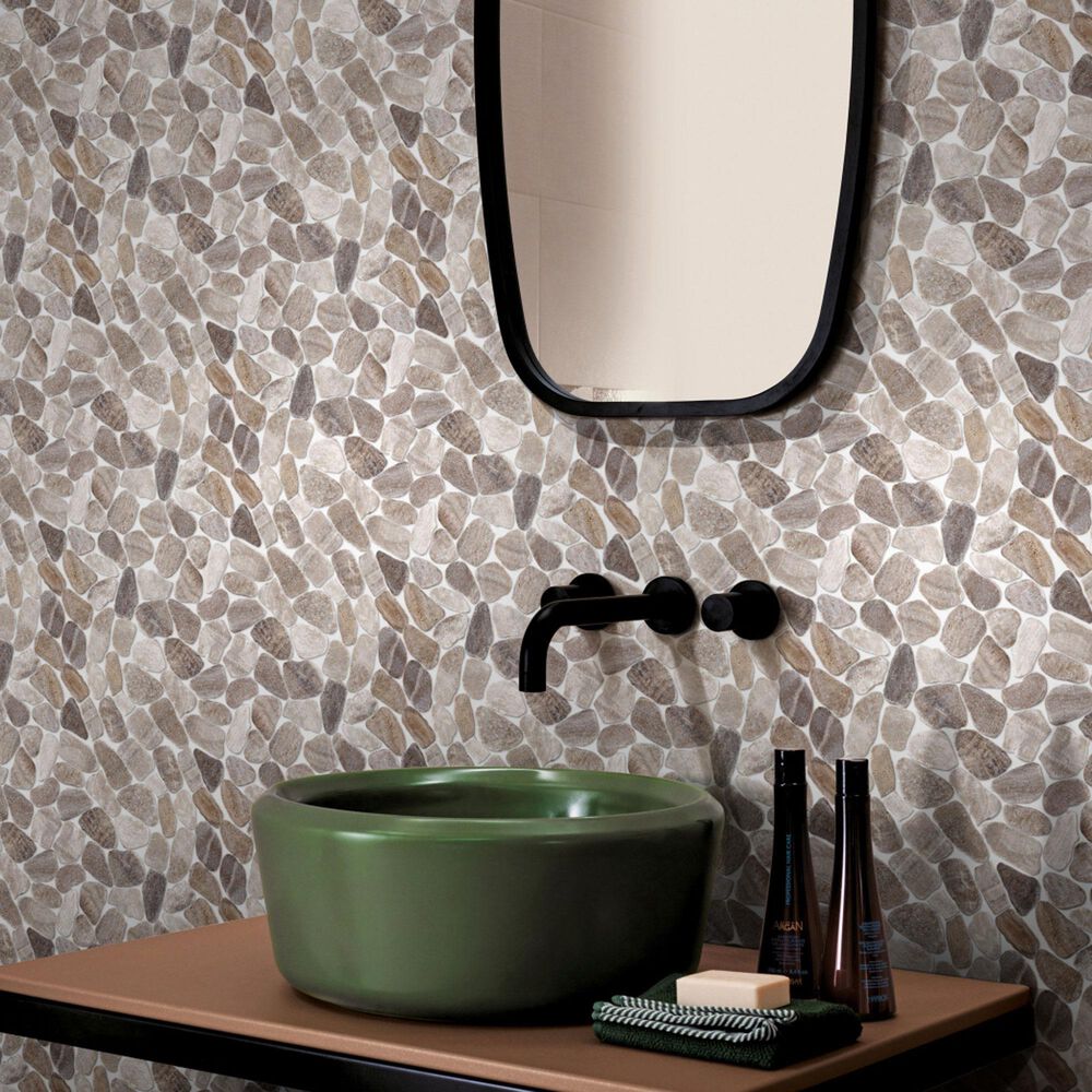 Emser Opuscar Sunrise 12" x 12" Honed Natural Stone Mosaic Sheet, , large