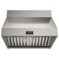 Fulgor Milano 600 Series 30" Pro Range Hood with Knobs Control in Stainless Steel, , large