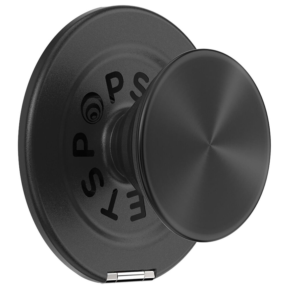 PopSockets MagSafe Circle Kick-Out PopGrip in Aluminum Radial Black, , large