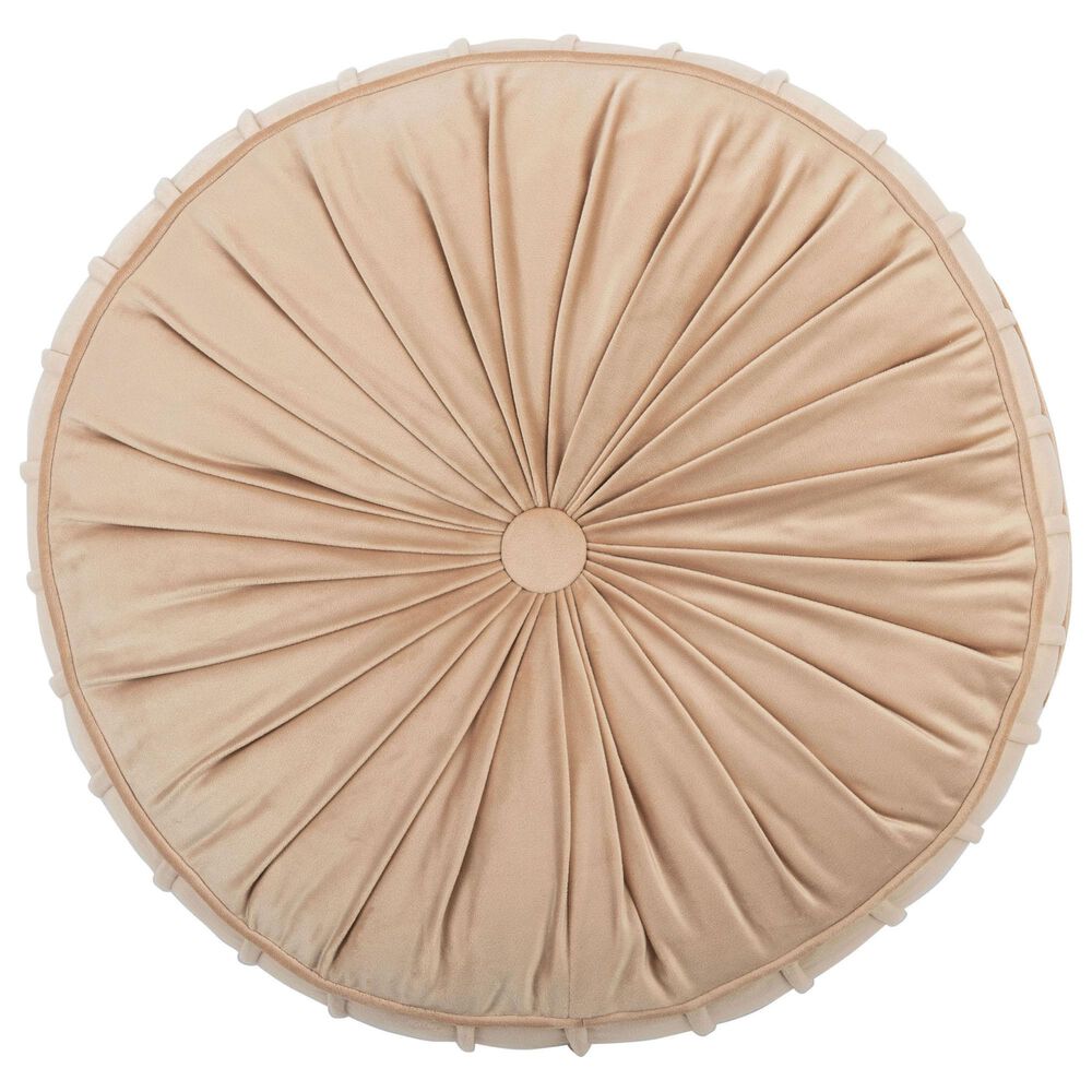 Safavieh Clary 18&quot; Floor Pillow in Champagne, , large