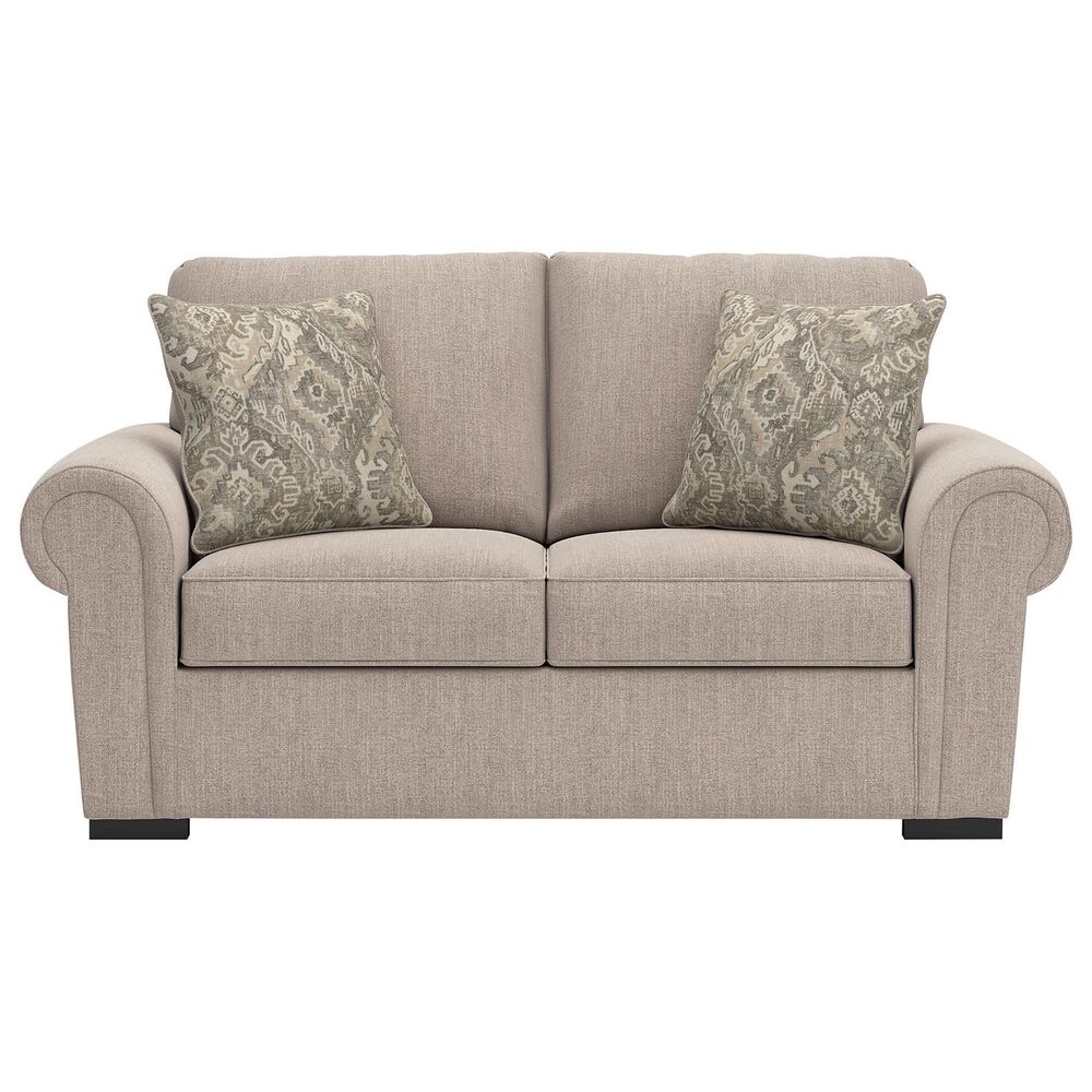 Ashley Sararose Stationary Loveseat in Heather, , large