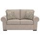Ashley Sararose Stationary Loveseat in Heather, , large