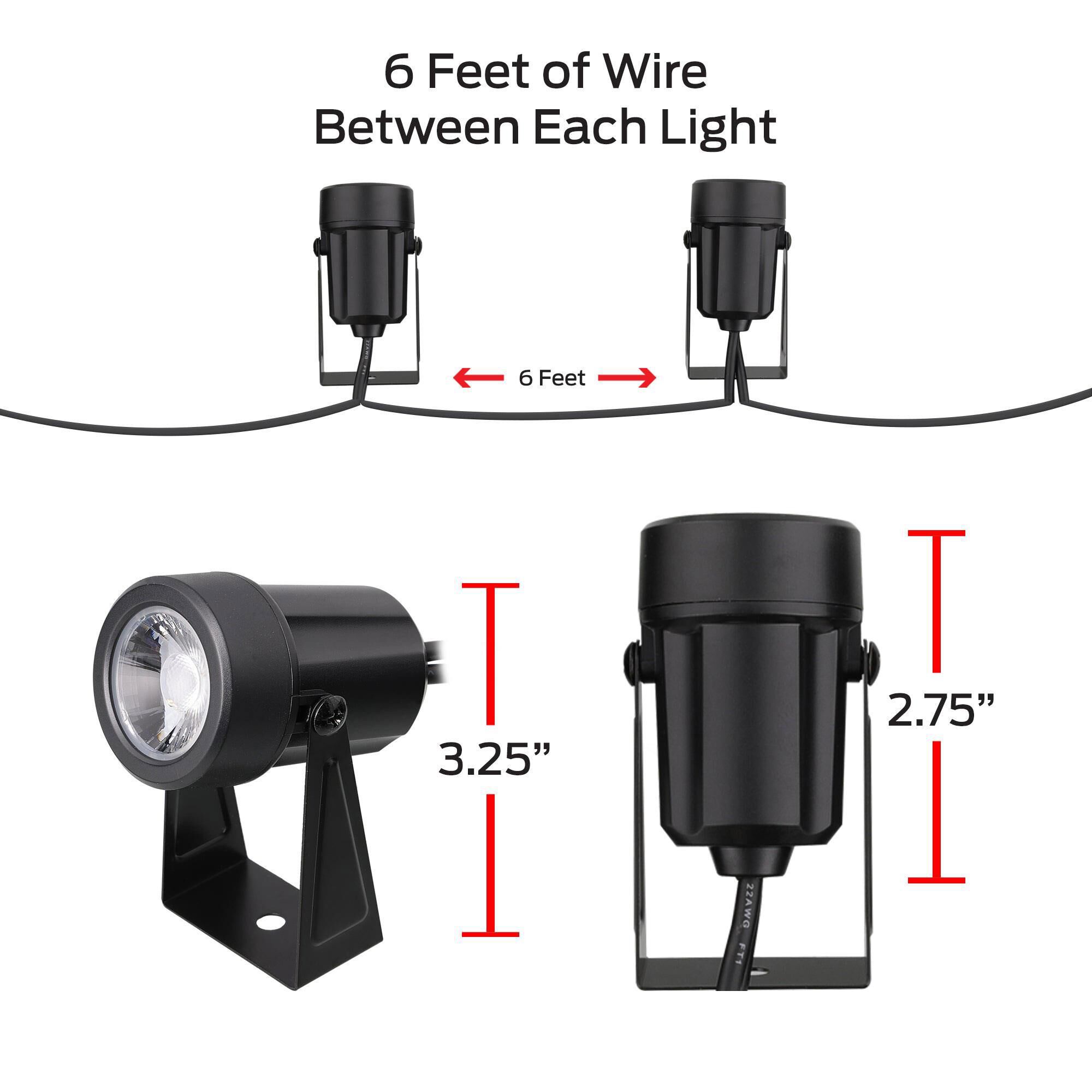 Monster Illuminessence Smart Outdoor Spotlight in Multicolor (2 Pack)
