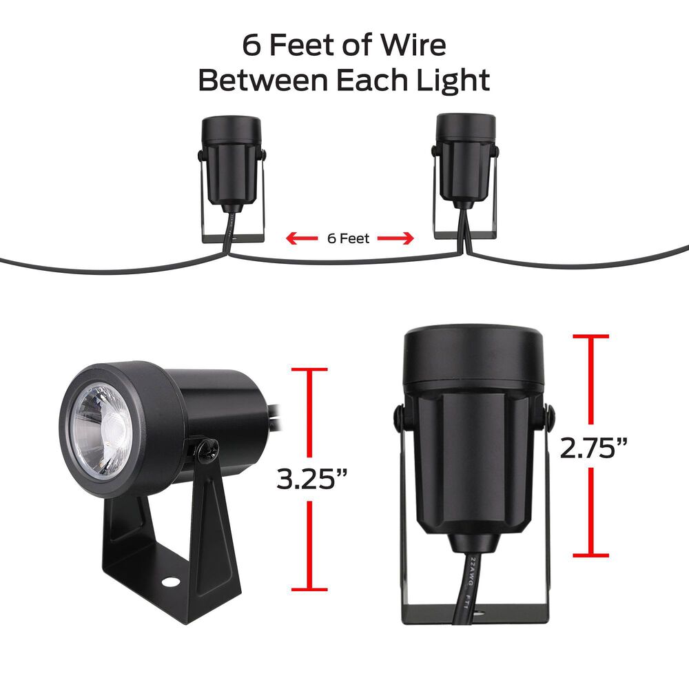 Monster Illuminessence Smart Outdoor Spotlight in Multicolor (2 Pack), , large