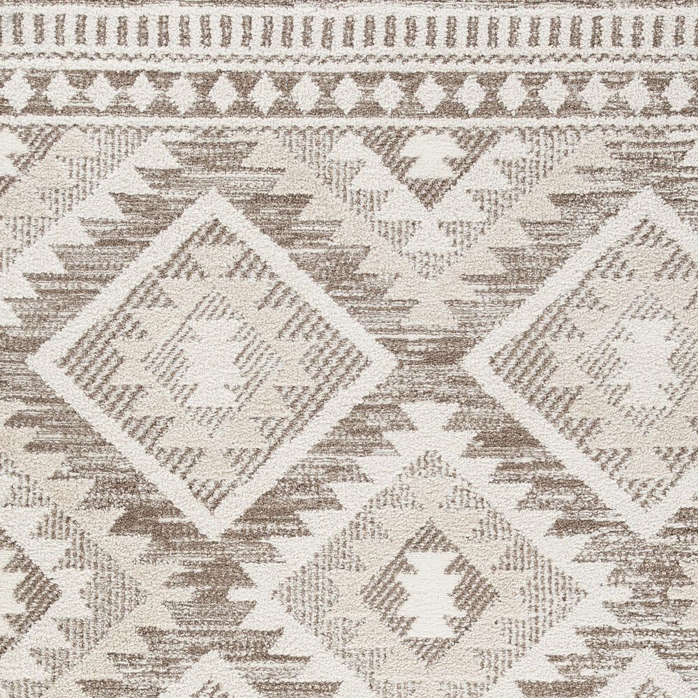 Ashley Odedale 8&#39; x 10&#39; Tan and Cream Area Rug, , large