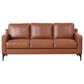 Lifestyle Solutions Fletcher Stationary Sofa in Brown, , large