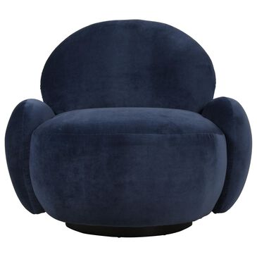 Bernhardt St Jean Swivel Chair in Blue, , large