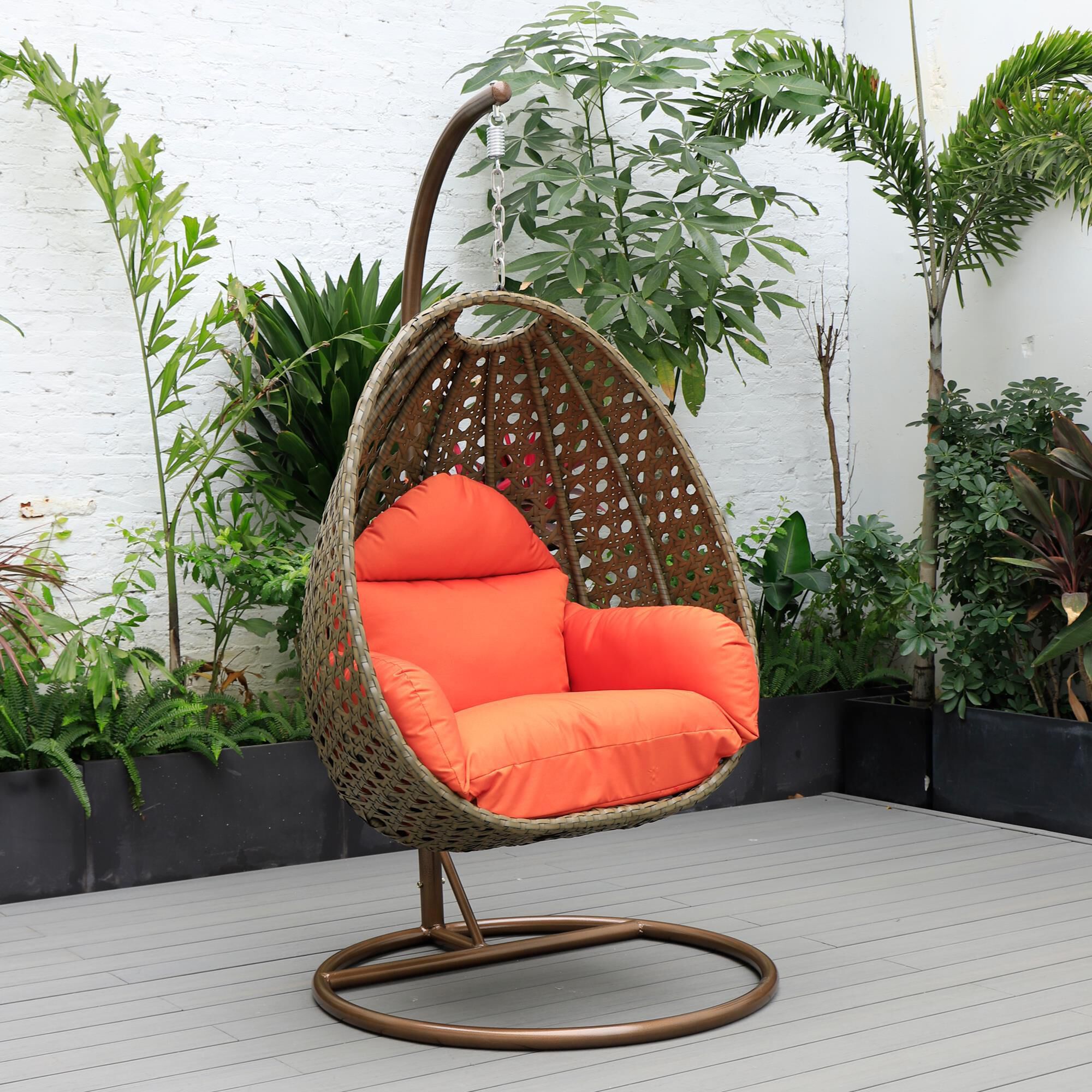 Orange hotsell hanging chair