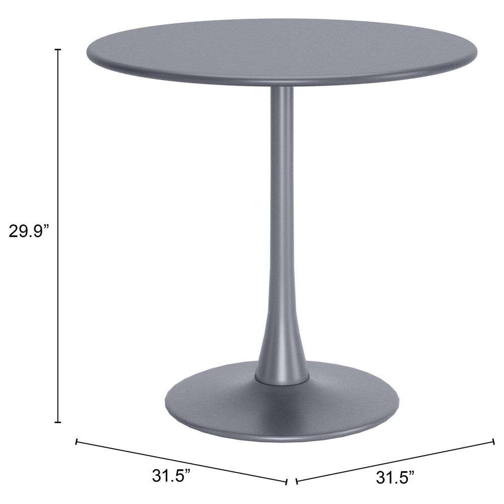 Zuo Modern Soleil Dining Table in Gray - Table Only, , large