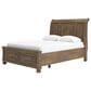 Ashley Feddinger 3-Piece Queen Storage Bedroom Set in Chestnut Brown, , large