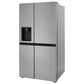 LG 22.5 Cu. Ft. Side-By-Side Counter-Depth Refrigerator in Stainless Look, , large