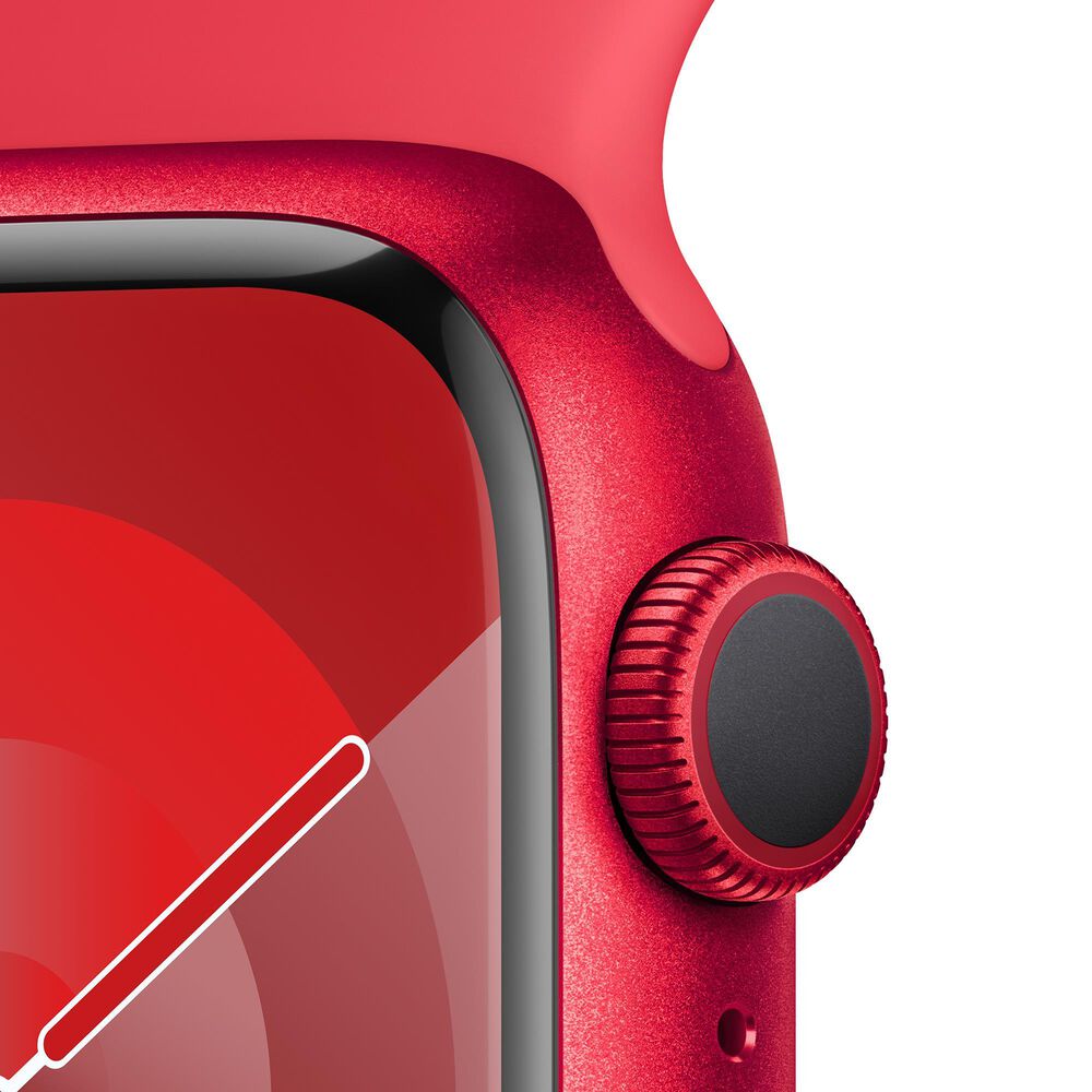 Apple Watch Series 9 GPS 41mm Red Aluminum Case with Red Sport 