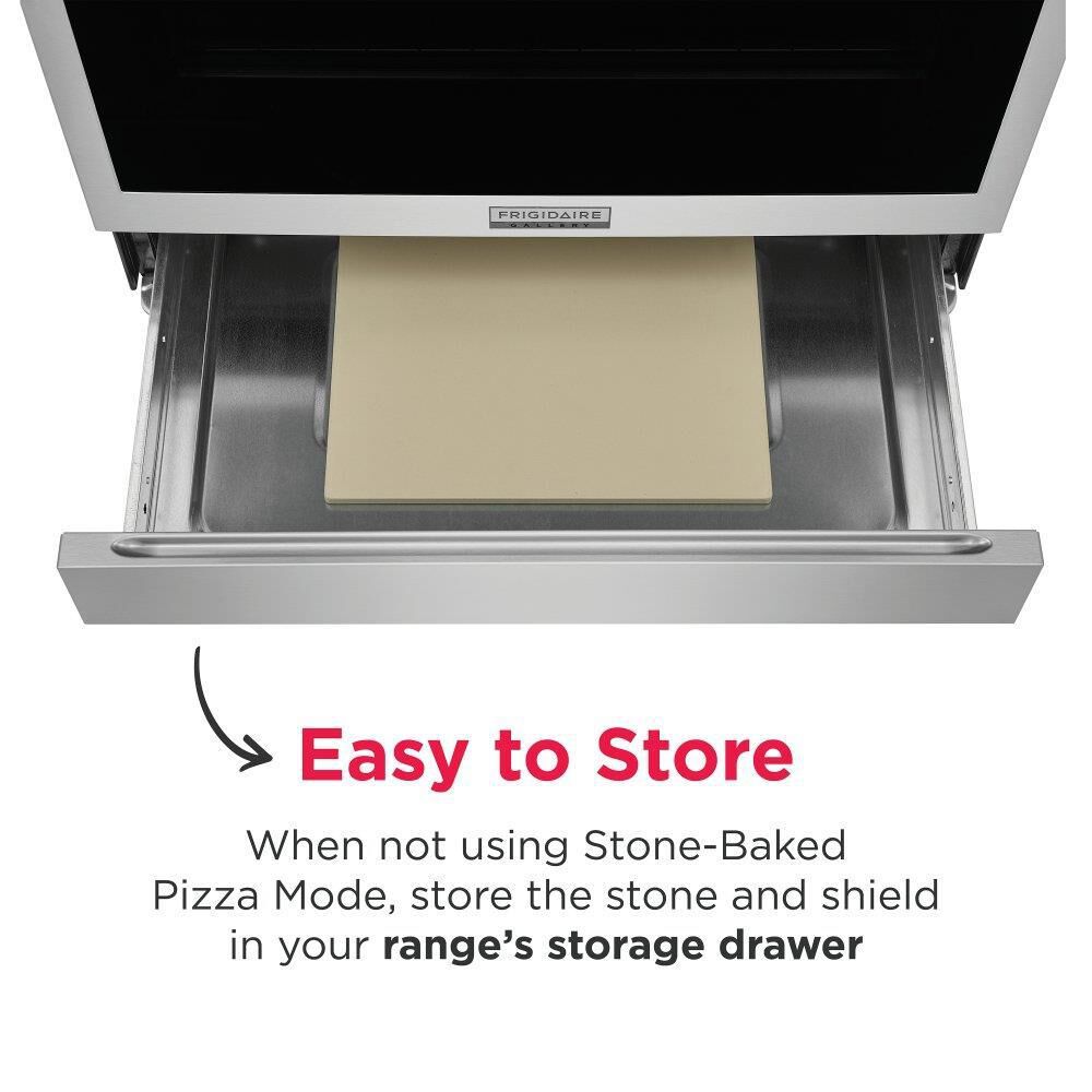 Frigidaire Gallery 30&quot; Freestanding Induction Convection Range with Stone-Baked Pizza in Stainless Steel, , large
