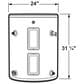 GE Appliances 26-Gallon Side Port Lowboy Electric Water Heater in Gray, , large