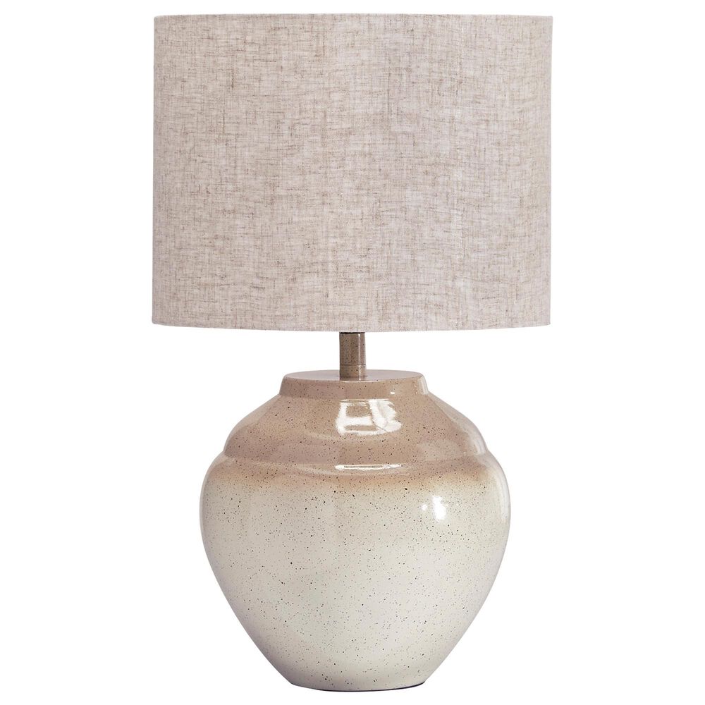 Ashley Waldish Table Lamp in Cream and Beige, , large