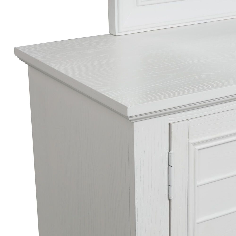 New Heritage Design Jamestown 6-Drawer Dresser in Brushed White, , large