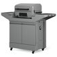 Tytus Emberwood Grill and Prep Cart with Electric Tabletop Grill and Griddle in Gunmetal Gray, , large