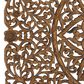 Maple and Jade 48" x 16" Traditional Wall Decor in Cinnamon Brown, , large