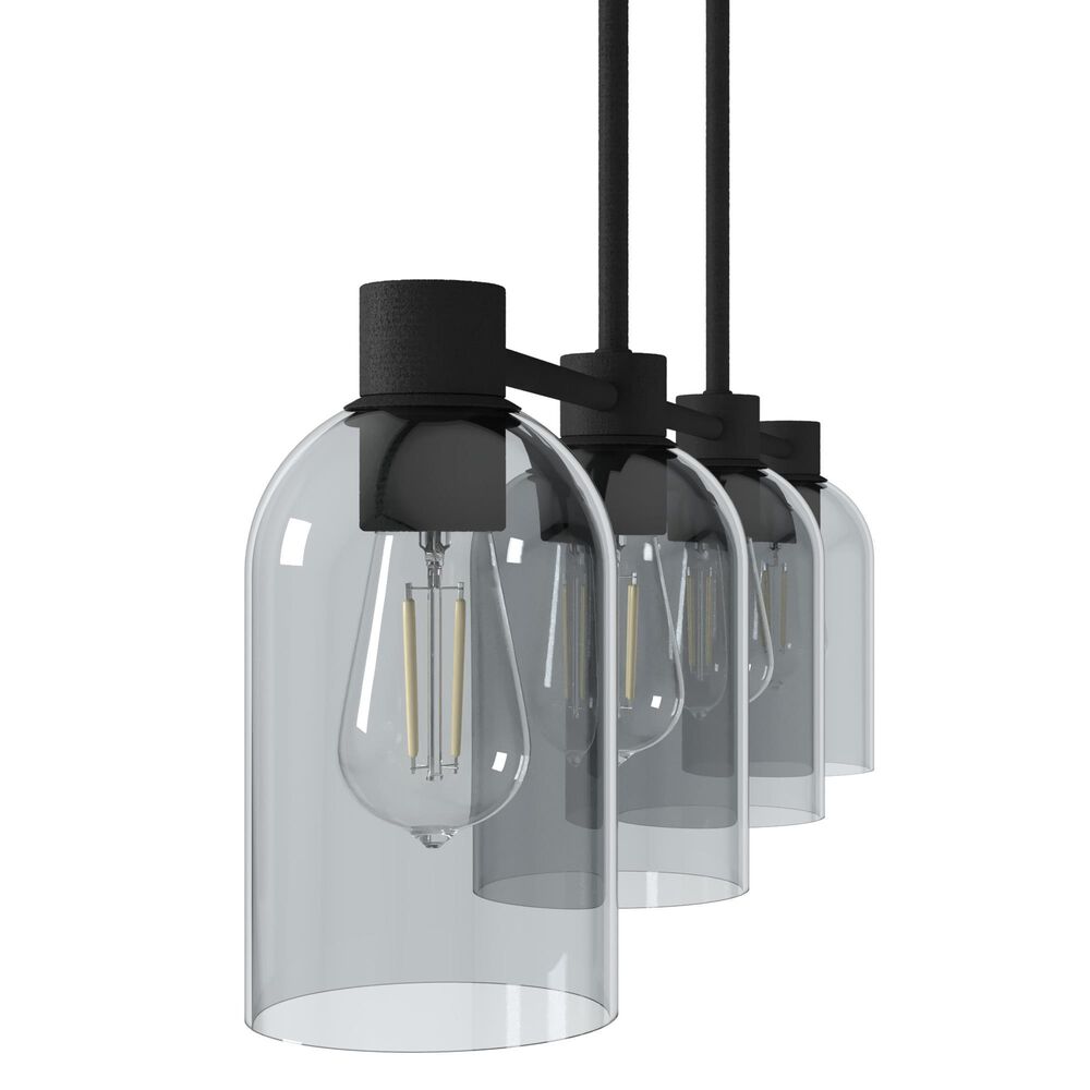 Hunter Lochmeade 4-Light Linear Chandelier in Natural Iron, , large