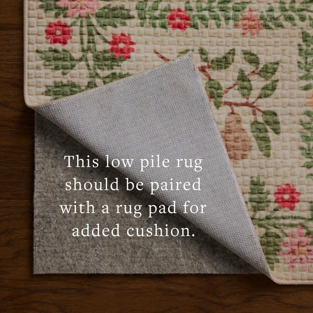 Rifle Paper Co. x Loloi Orchard Beige and Multicolor 3'6" x 5'6" Area Rug, , large