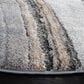 Safavieh Cyrus Shag CYR132A 6"7" Round Ivory and Grey Area Rug, , large