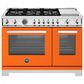 Bertazzoni Professional 7.0 Cu. Ft. Freestanding Dual Fuel Range in Arancio, , large