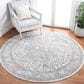 Safavieh Oregon 6"7" Round Grey and Blue Area Rug, , large