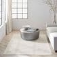 Nourison Wander 5"3" x 7"3" Ivory and Grey Area Rug, , large