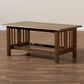Baxton Studio Rylie Coffee Table in Walnut Brown, , large