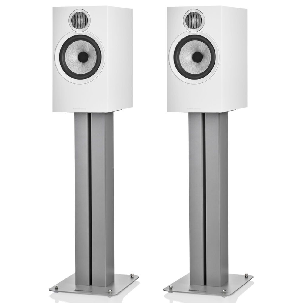 Bowers &amp; Wilkins 600 Series 606 S3 2-Way Stand-mount Loudspeaker Pair in White, , large