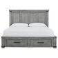 Ashley Russelyn 4-Piece Cal King Storage Bed Set in Gray, , large