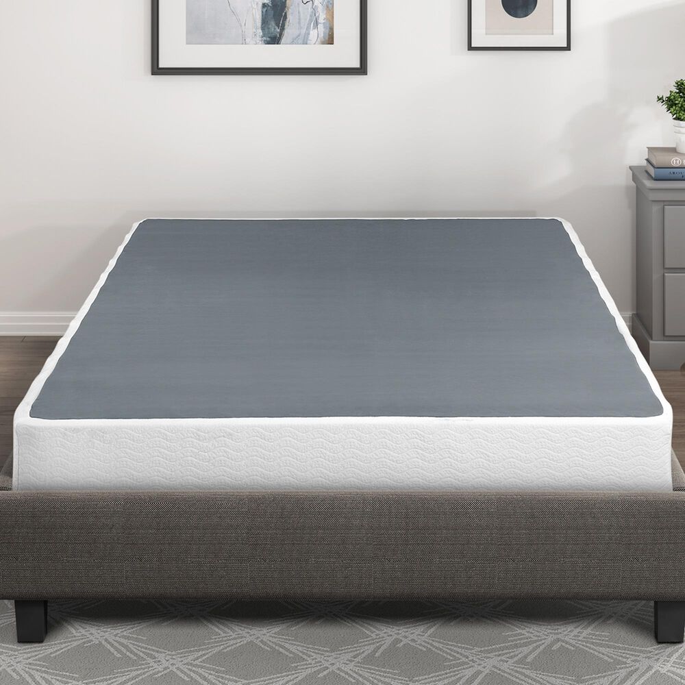 Hearth and Haven Eastern King Foundation with Textured Fabric Cover, , large