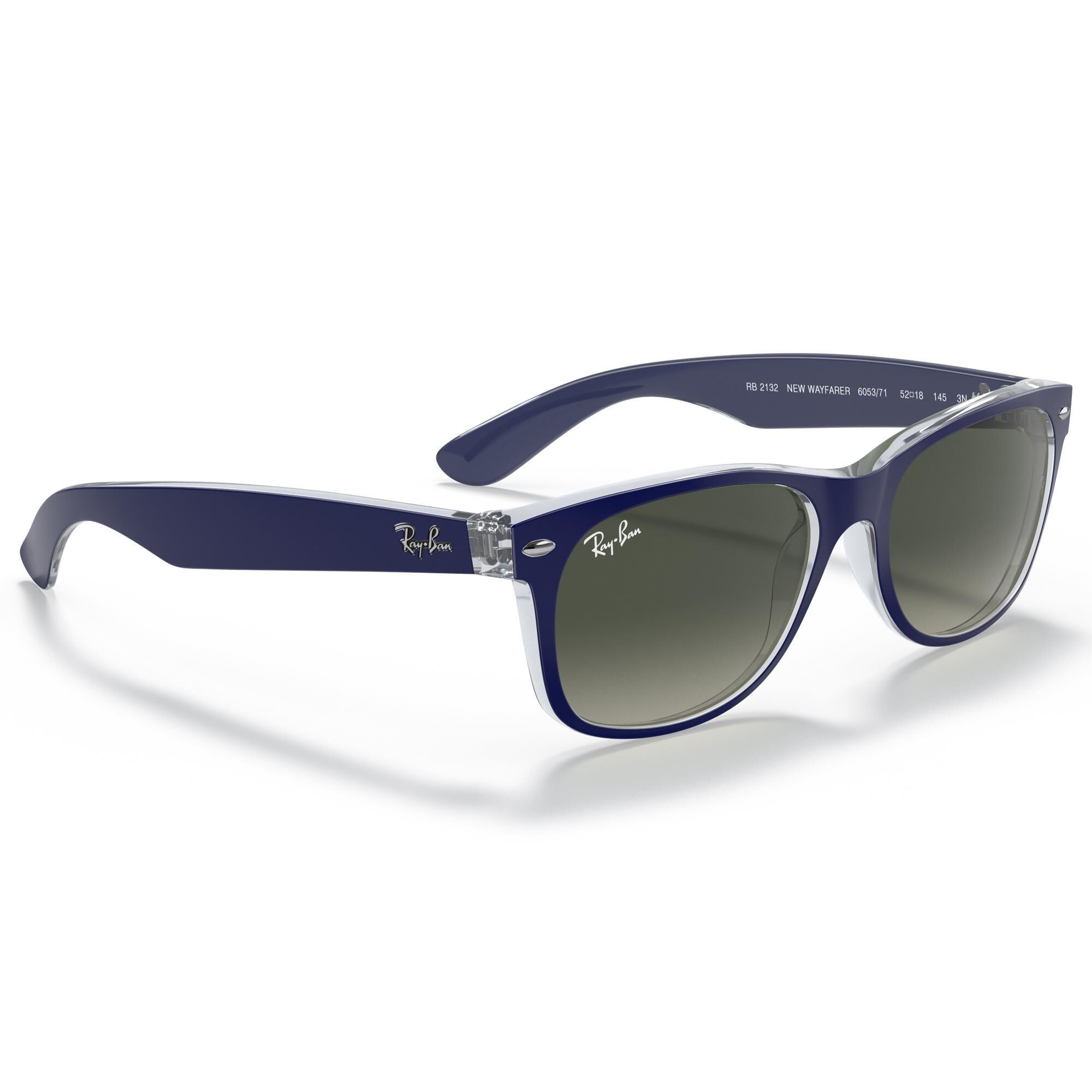 Ray Ban New Wayfarer Color Mix Sunglass with Grey Lenses in Matte
