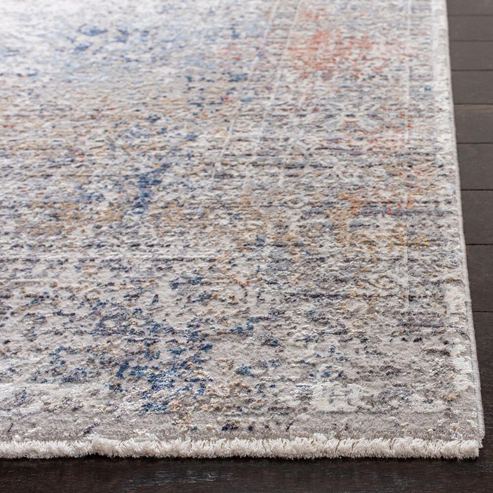 Safavieh Dream DRM426F 6&#39;7&quot; Square Grey and Blue Area Rug, , large