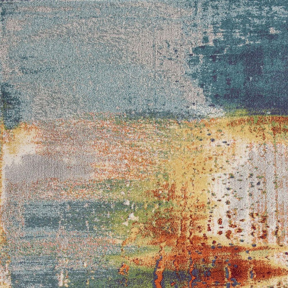 Kas Oriental Rugs Illusions Luminous 3&#39;3&quot; x 4&#39;11&quot; Multicolor Area Rug, , large