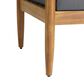 Hearth and Haven Gavin Outdoor Armchair with Cushions in Dark Gray, , large
