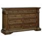 Millenium Frantanna California King Panel Bed with Dresser, Chest, and Two Nightstands in Brown, , large