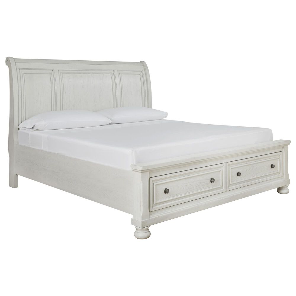 Ashley 5-Piece Queen Storage Bedroom Set in Antique White, , large