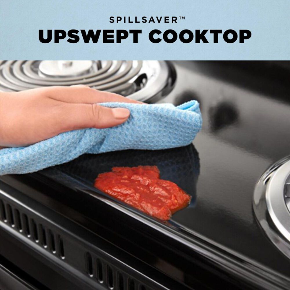 Amana 4.8 Cu. Ft. Electric Range with Knob Controls in Black, , large